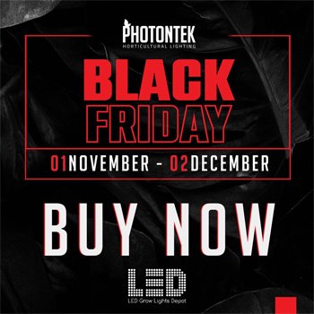 Photontek Black Friday Sale + Coupon at  LED Grow Lights Depot